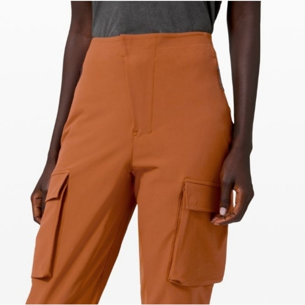 Lululemon Lab Reykur Rust Sable Cargo Pants - 4 - Picture 12 of 13